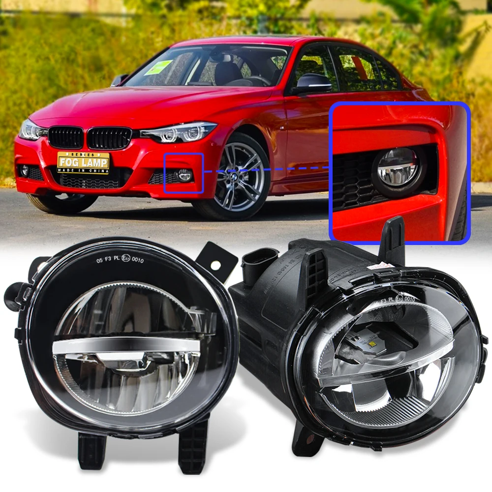 

Car LED Front Bumper Fog Light Lamp Driving with bulbs For BMW 3 Series F20 F22 F30 F35 2012-2018 63177315559 63177315560