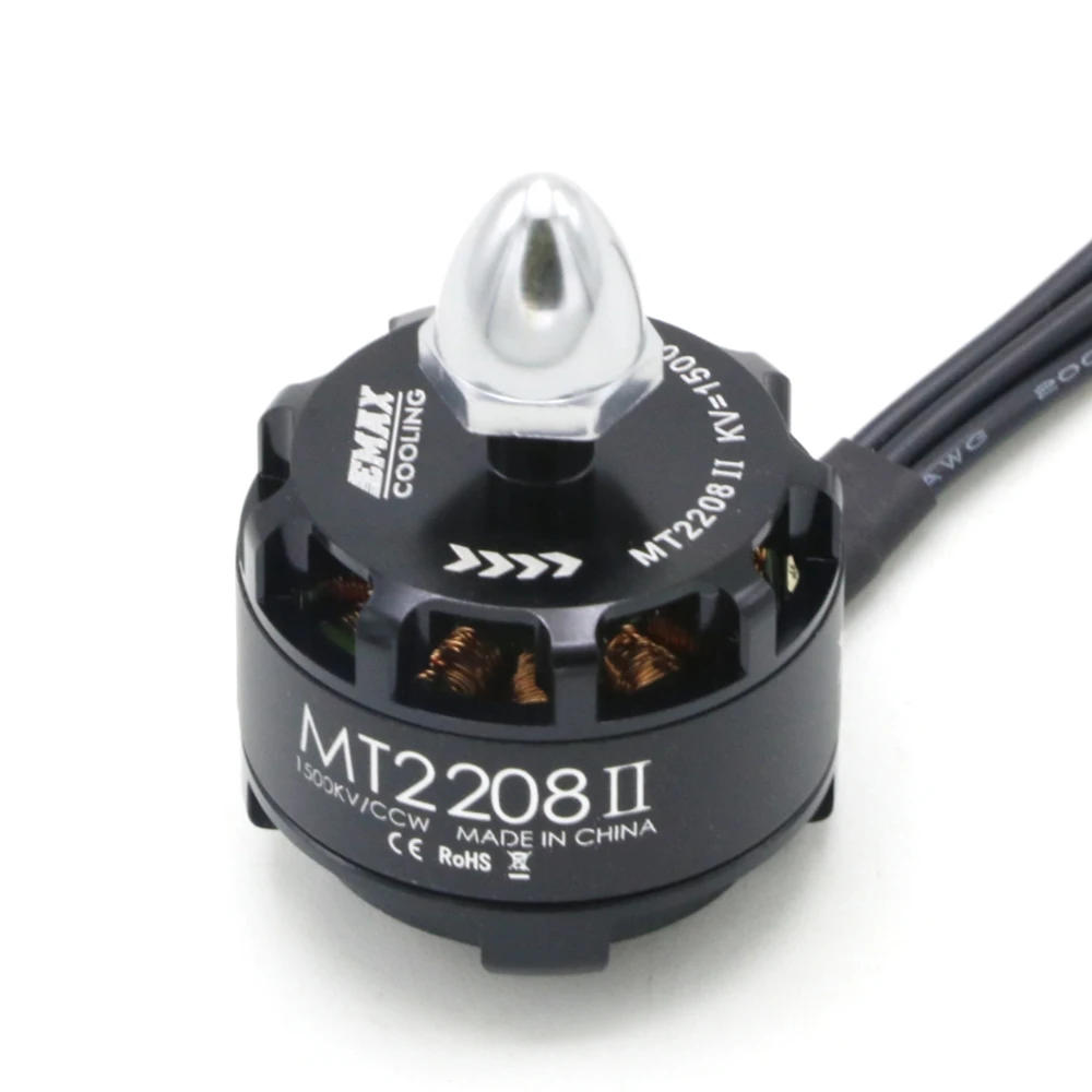 Imagem -05 - Conjunto Lote Emax Refrigerando cw Ccw Motor sem Escova Mt2208 ii 1500kv 2000kv para rc Qav250 F330 Multicopter 4