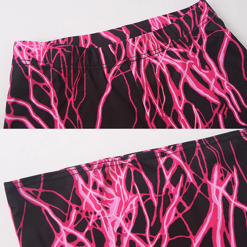 قطعتين مجموعة المرأة مثير المحاصيل الأعلى حمالة مضيئة السراويل واسعة الساق ملهى ليلي مهرجان ملابس 2 قطعة مجموعة كلوبوير الصيف #6