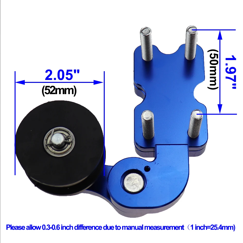 Universal Motorcycle Chain Tensioner New Aluminum Anti-skid  Tensioner Chain Guide Chain Automatic Regulator Tensioner