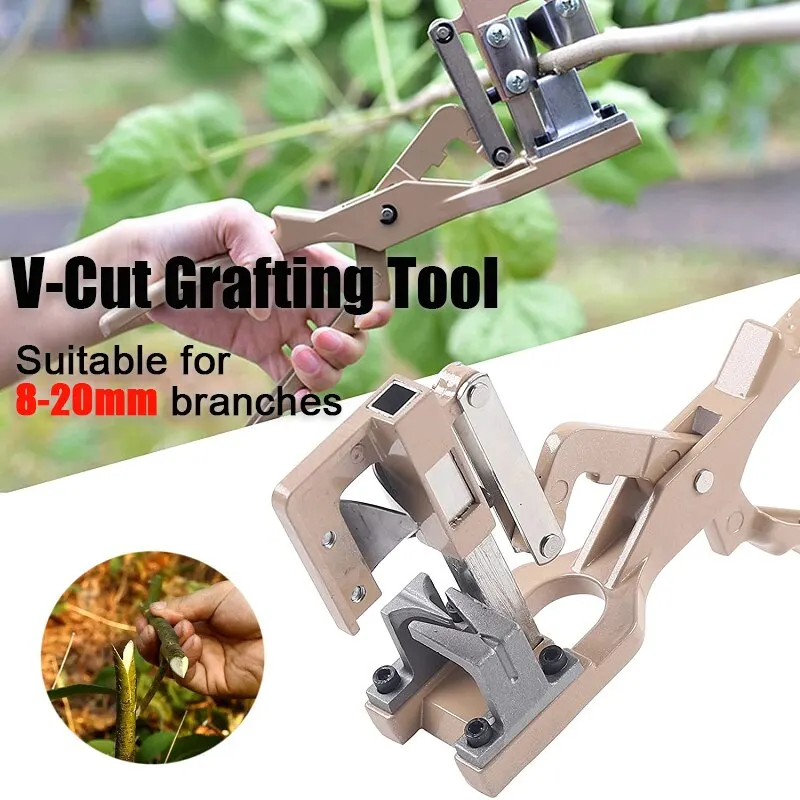 Grafting Shears For Thick Branches Fruit Tree Grafting Scissor Garden Branch Cutter Secateur Pruning Seedling Grafting Machine