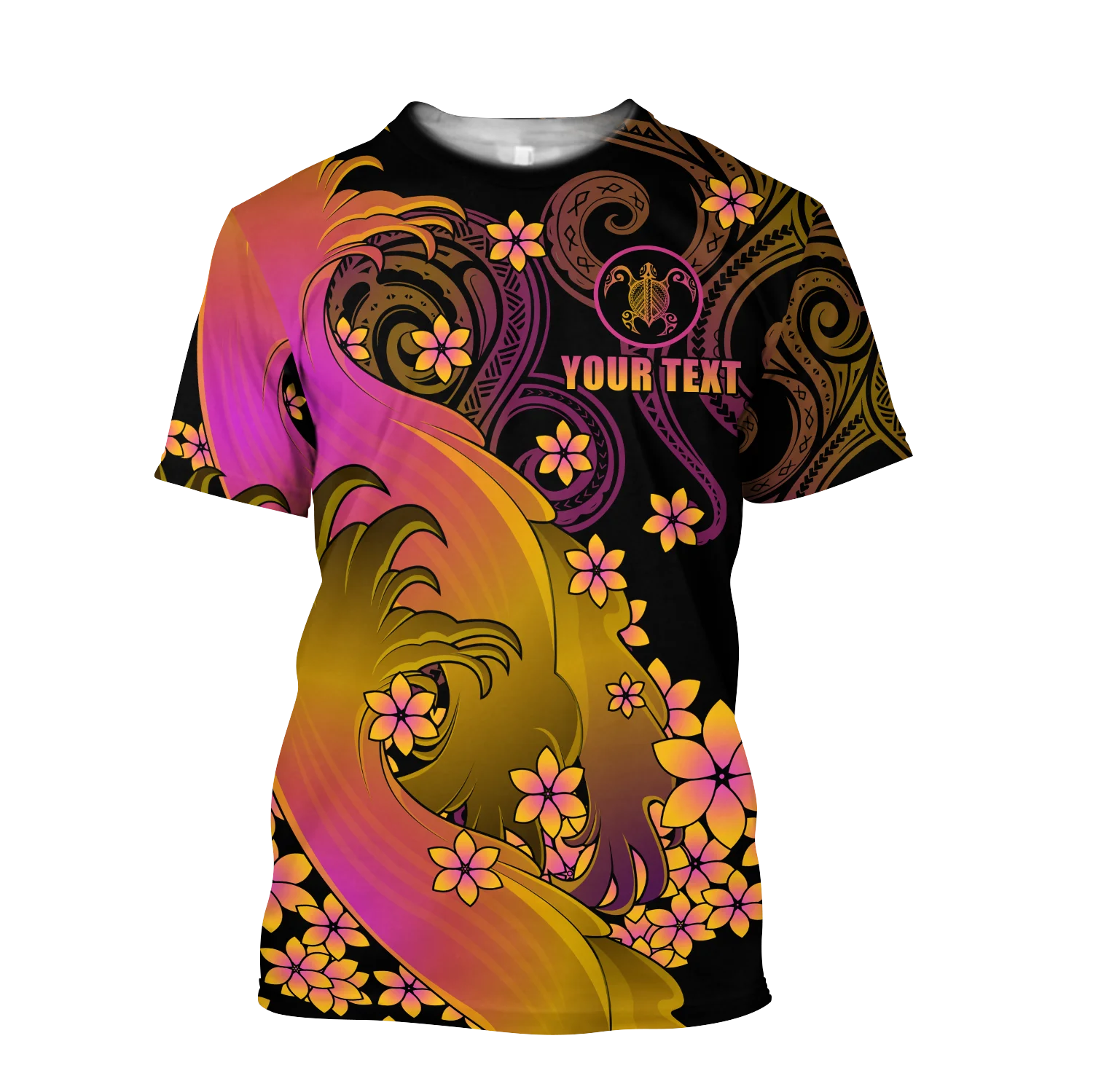 Pohnpei Polynesian Tribe Turtle Tattoo 3D Printed Men t shirt Summer Fashion Harajuku short Sleeve Tee shirts Unisex tops TX-2 image 3