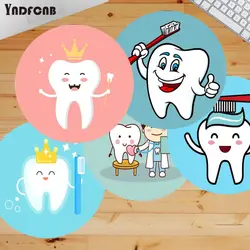 YNDFCNB Boy Gift Pad cartoon Cute white teeth Durable Rubber Mouse Mat Pad gaming Mousepad Rug For PC Laptop Notebook