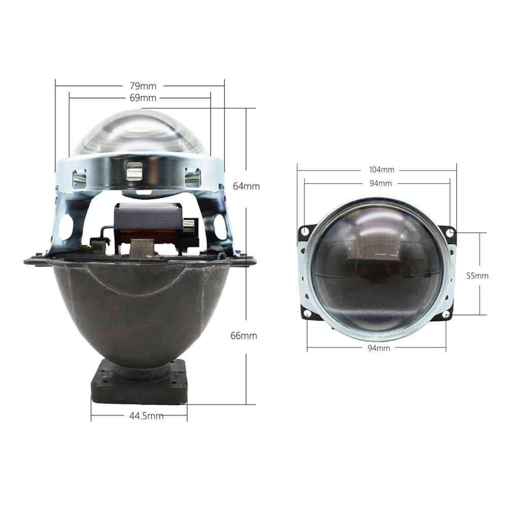 TAOCHIS Car Headlights Q5 3.0 inch hid Bi Xenon Head Lamp Projector Lens Modify Reflector Hi/Lo Beam For D2H D2S D1S D3S bulbs