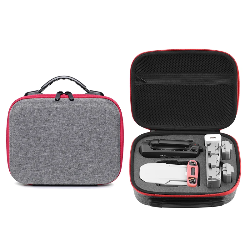 Portable Storage Bag Outdoor Zipper Handbag Shockproof Carrying Case for DJI MINI 1/MINI SE Drone Remote Control Accessories