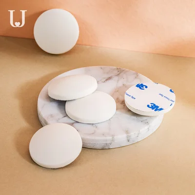 Xiaomi-almohadilla Anticolisión de silicona para puerta, accesorio redondo de silicona para puerta, pegatina trasera, silenciador, Tope de puerta