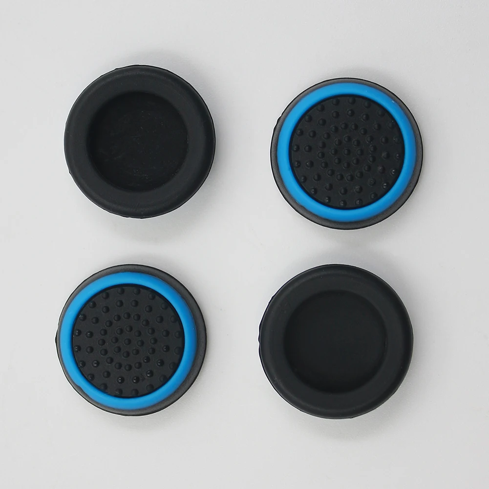 For 4 PS4/PS3/PS2 controller Accessory 4Pcs Controller Thumb Silicone Stick Grip Cap Cover for PS4 ONE