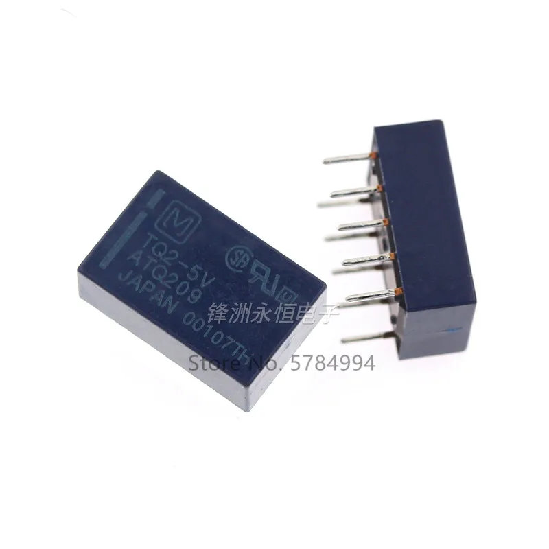 

Free shipping 10PCS Original signal relay TQ2-5V TQ2-12V TQ2-24V ATQ204 1A 10PIN ATQ209 203 TQ2-48V ATQ205