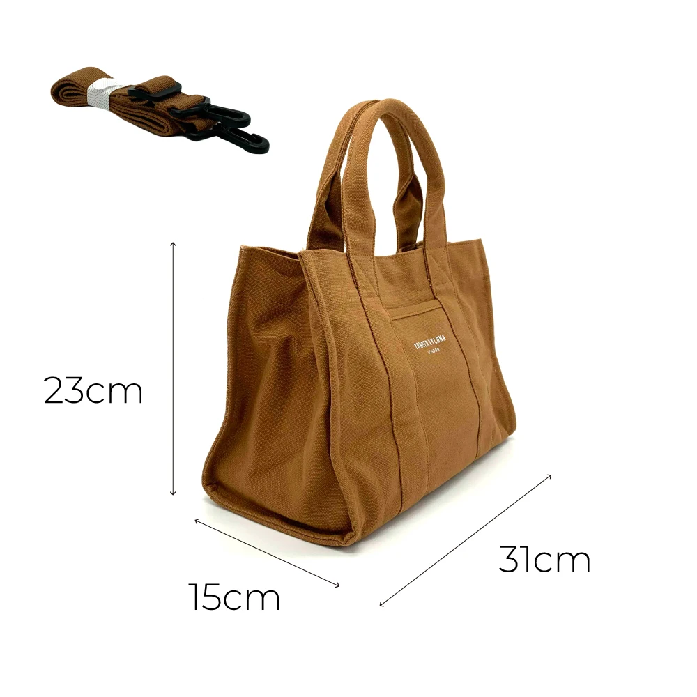 Designer Brand Canvas Tote Bag Eco Bag Handbag Fashion Trend 2022 S/S Season New Crossbody Bag High Street Luxury Women Female