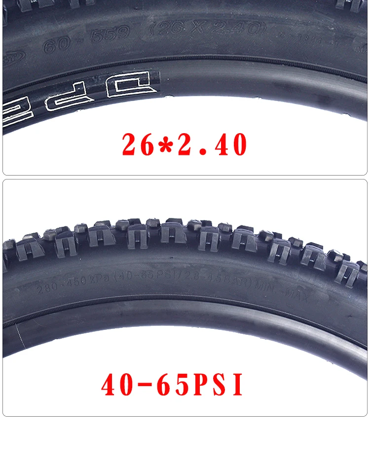 CST ROCK HAWK 26 Zoll Mountainbike-Reifen C1844 Stahldraht 26*2,40 27,5*2,25 MTB Fahrrad Verstärkter Reifen – Detail 4