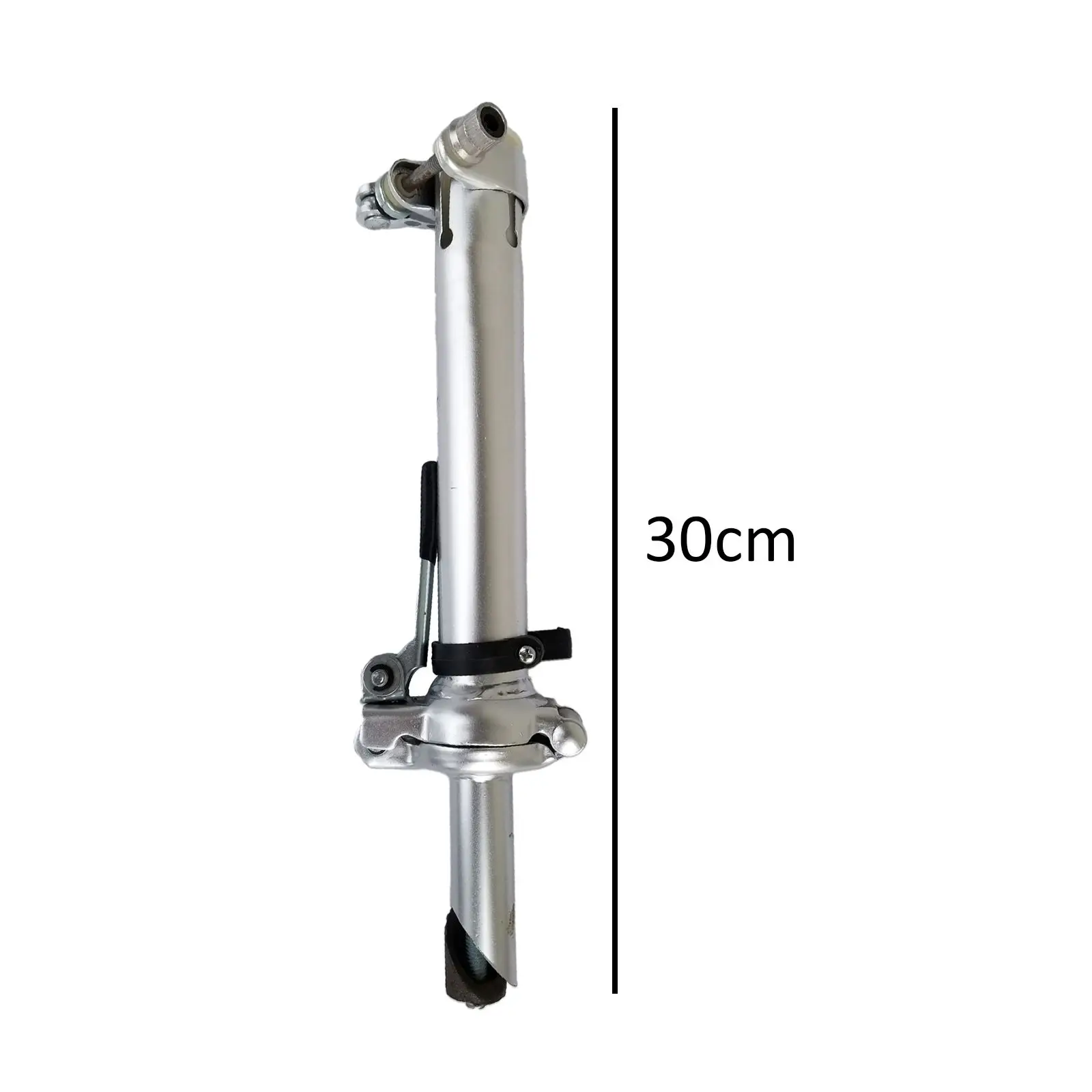 Iron Folding Bicycle Stem Accessories Adjustable Portable Side Folding Turning Stem for City Bicycle Hybrid Bikes