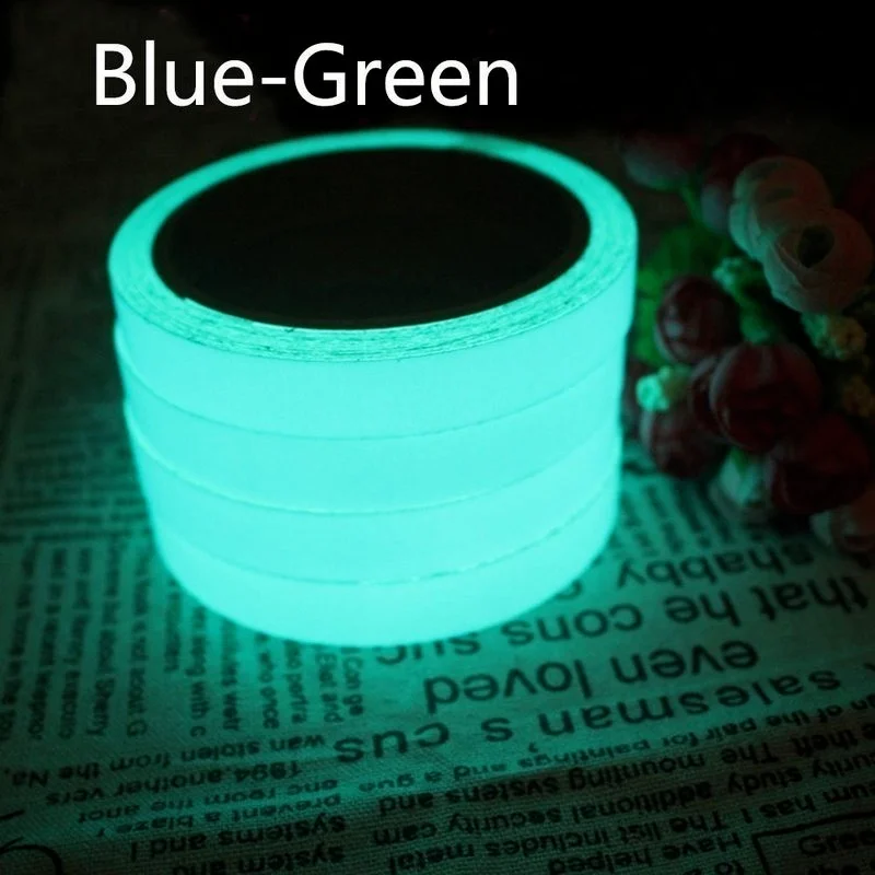 1m Colorful Luminous Tape Night Fluorescent Glowing Warning Sticker Car Motorcycle Bike Stage Decoration Decals