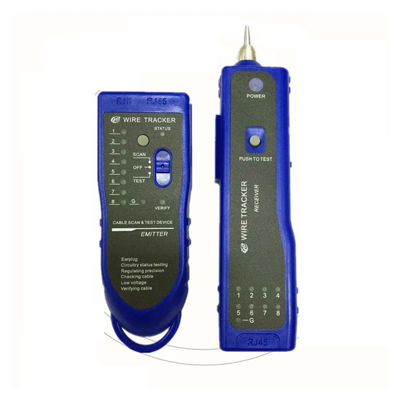 Engineering Communication network cable tester wire tracker telecom RJ45 RJ11 line Adapter Engineer patrol instrument detector