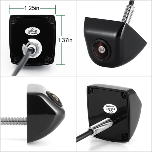 Imagen 2 del producto GreenYi 170 grados Starlight visión nocturna Sony/CCD lente ojo de pez cámara de visión trasera de marcha atrás para Monitor de vehículo Android DVD