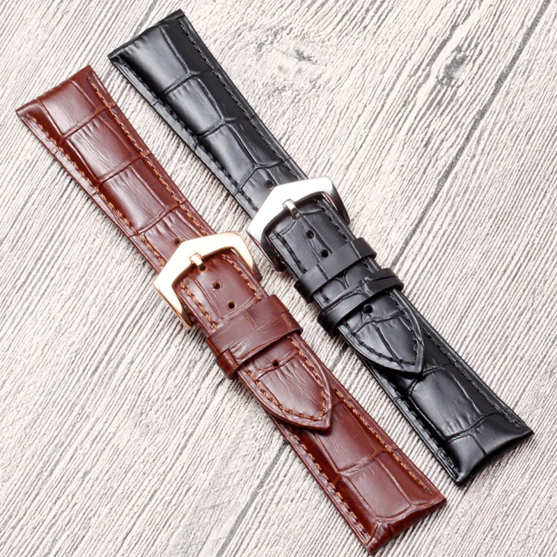 High quality Leather Straps for patek philippe leather watch strap pp Pin buckle 19mm20mm21mm22mm Men\'s watchband