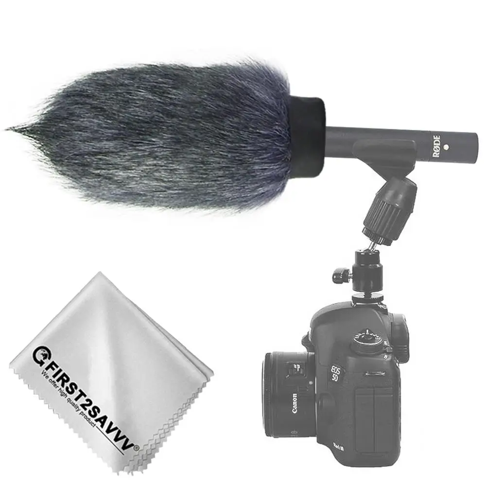 Outdoor Portable Digital Recorders Furry Microphone Mic Windscreen Wind Muff for Rode NTG4