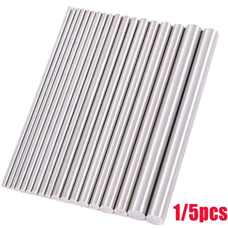 500mm Long Stainless Steel Rod Metal Working Hobbies and DIY Craft 2mm 2.5mm 3mm 4mm 5mm 6mm 8mm 10mm 14mm linear shaft