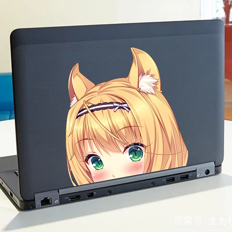 Three Ratels CA68 NEKOPARA_CHRONICLE  cute cat ear girl  Waterproof Decal on Wall Fridge car hood moto gift laptop