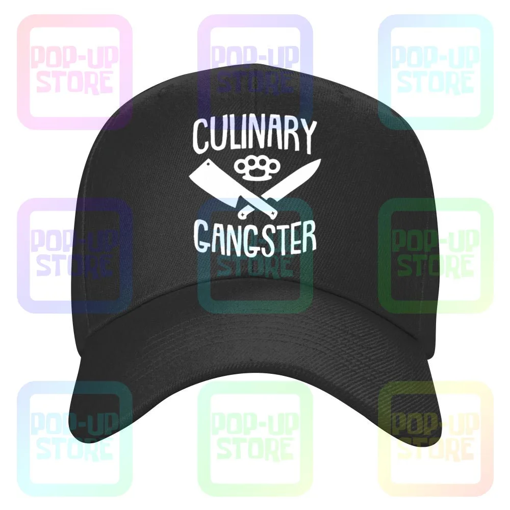 Culinary Gangster Chef Funny Kitchen Staff Cooking Caps Baseball Cap