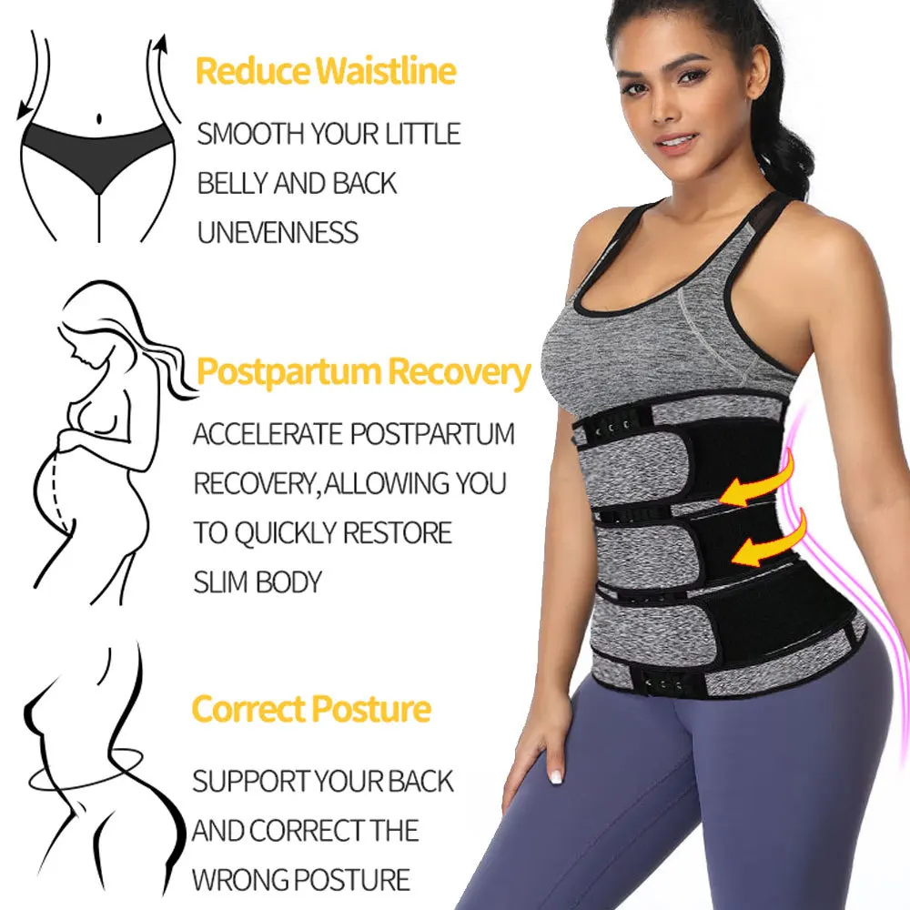 Maternity Weight Loss Postpartum Bandage Neoprene Sport Waist Trimmer Slimming Belly Band Hot Sauna Effect Zipper Reducing Belts