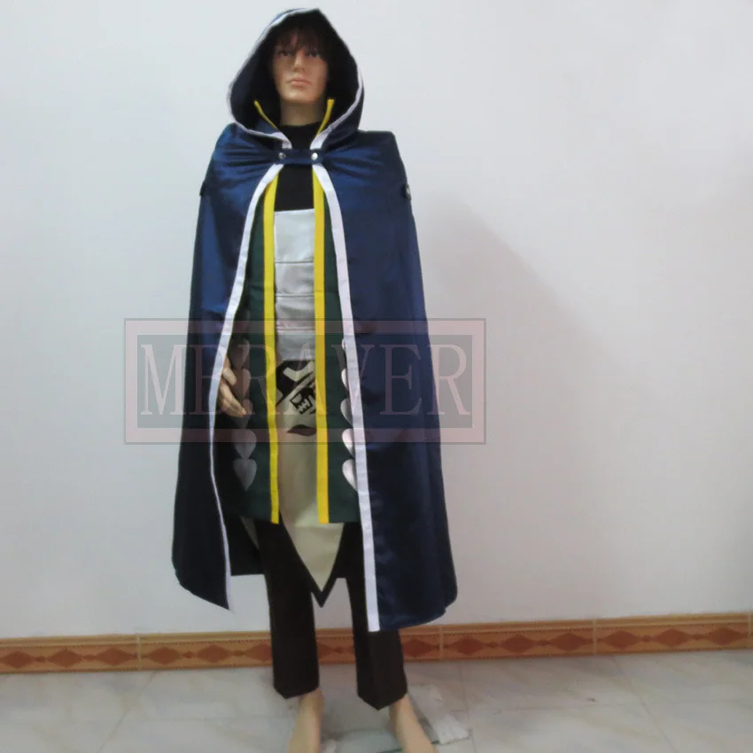 Jellal Fernandes After Seven Years Christmas Party Halloween Uniform Outfit Cosplay Costume Customize Any Size