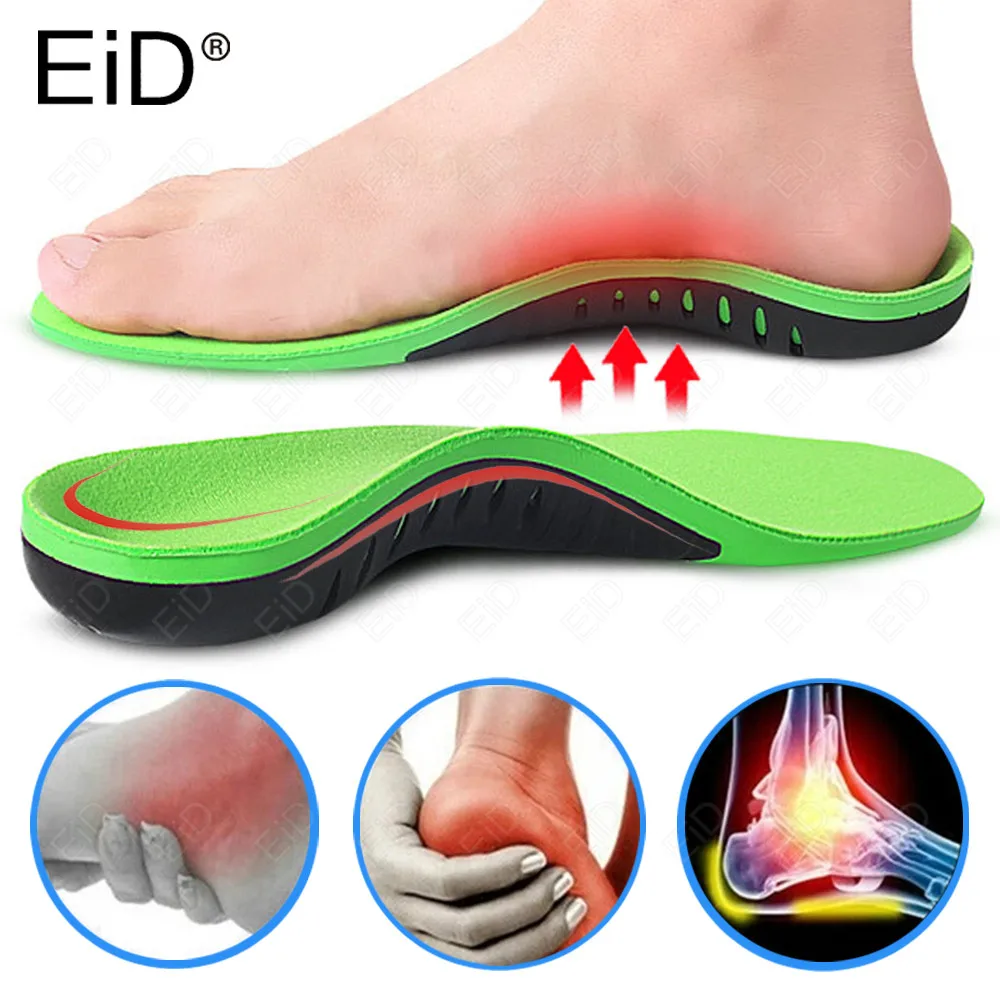 

EiD EVA Insoles For Flat Foot Orthopedic Shoes Sole X/O Type Leg Correction Foot Pad Arch Support Sports Shoes Insert man women