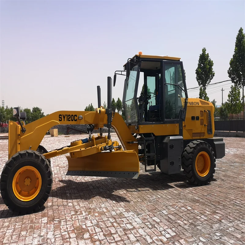 SYNBON SY120C Road Farm Construction Equipment Hot Sale Mini Road Motor Grader