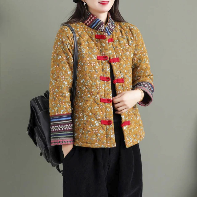 Traditional chinese women's jacket top