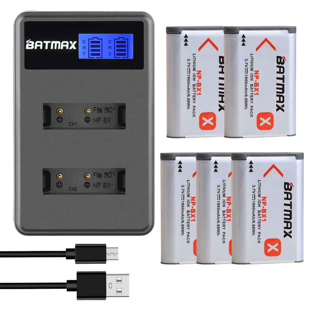 

NPBX1 NP BX1 Bateria NP-BX1 Battery + LCD Dual USB Charger for Sony DSC RX1 RX100 AS100V M3 M2 HX300 HX400 HX50 HX60 GWP88 WX350