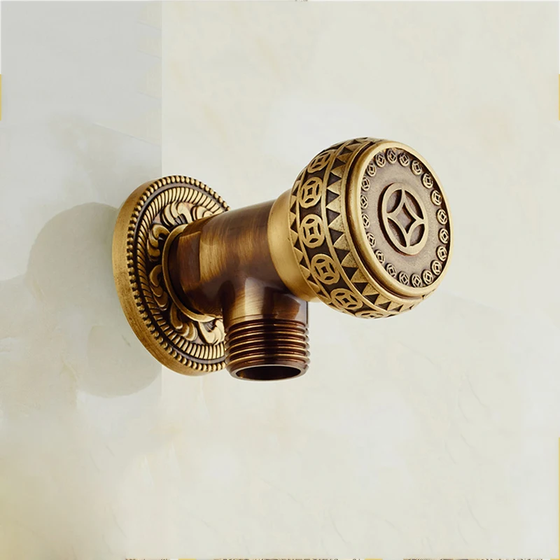 Tuqiu Hand Held Bidet Sprayer Douche Toilet Kit Antique Bronze Brass Shattaf Shower Head Copper Valve Set Jet Bidet Faucet Set