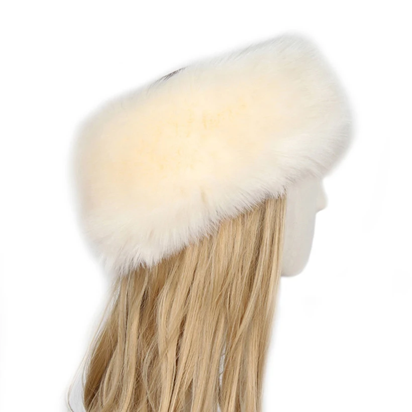 New Women Winter Faux Fox Fur Hat Warm Soft Fluffy Fur Female Cap Luxurious Quality Rabbit Fur Bomber Hats for Girls 2020