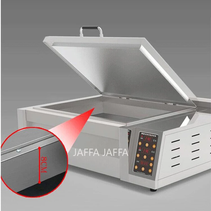 Multi function deep fried dumpling machine multifunction frying pan  fried steak and fried bun making machine