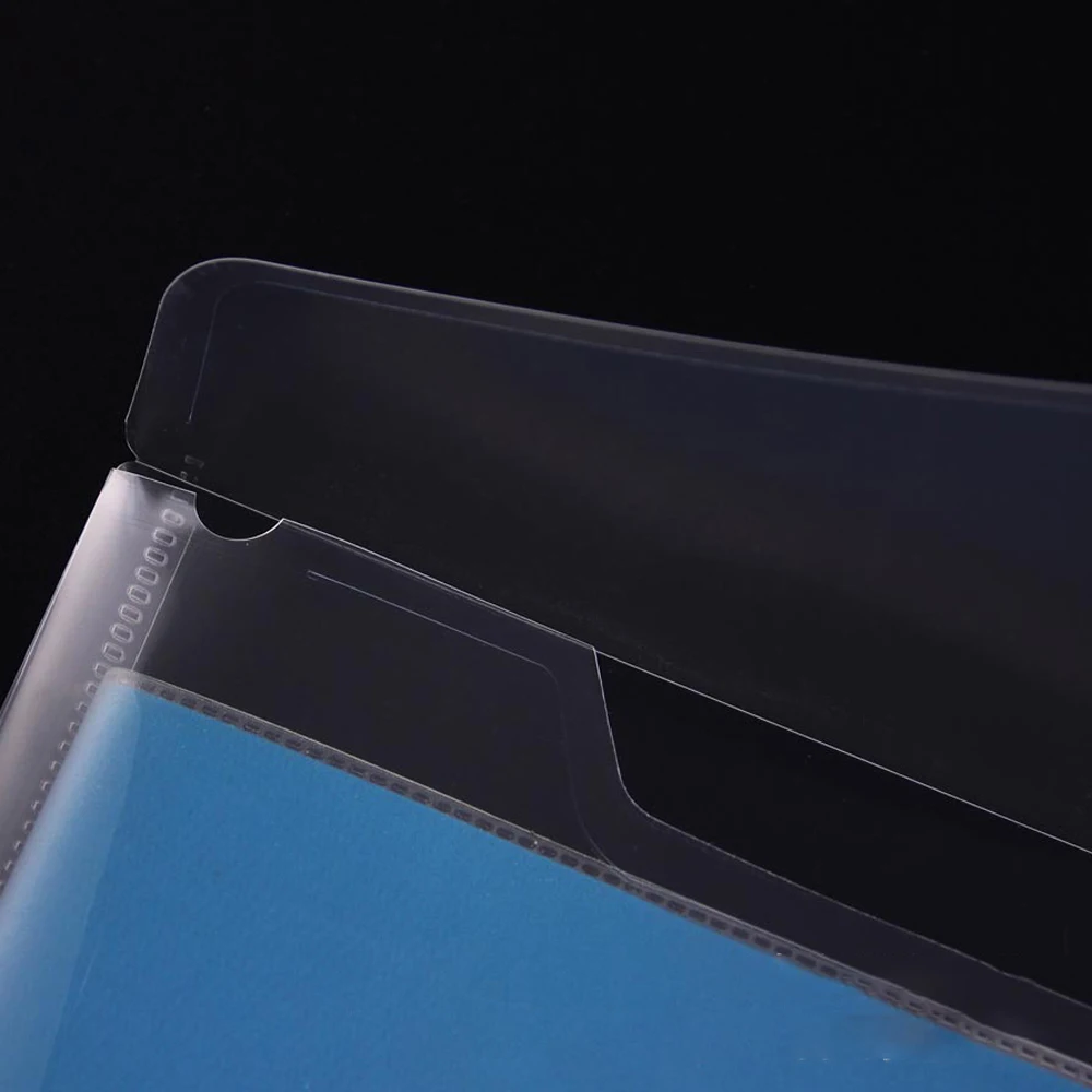 A4 File Bag Plastic Envelope Transparent Document Waterproof Folder With Snap Closure School Test Paper PackagingOffice Supplies