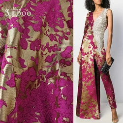 Elegent french style brocade jacquard fabric for women OL dress coat en tissu tela sp5736