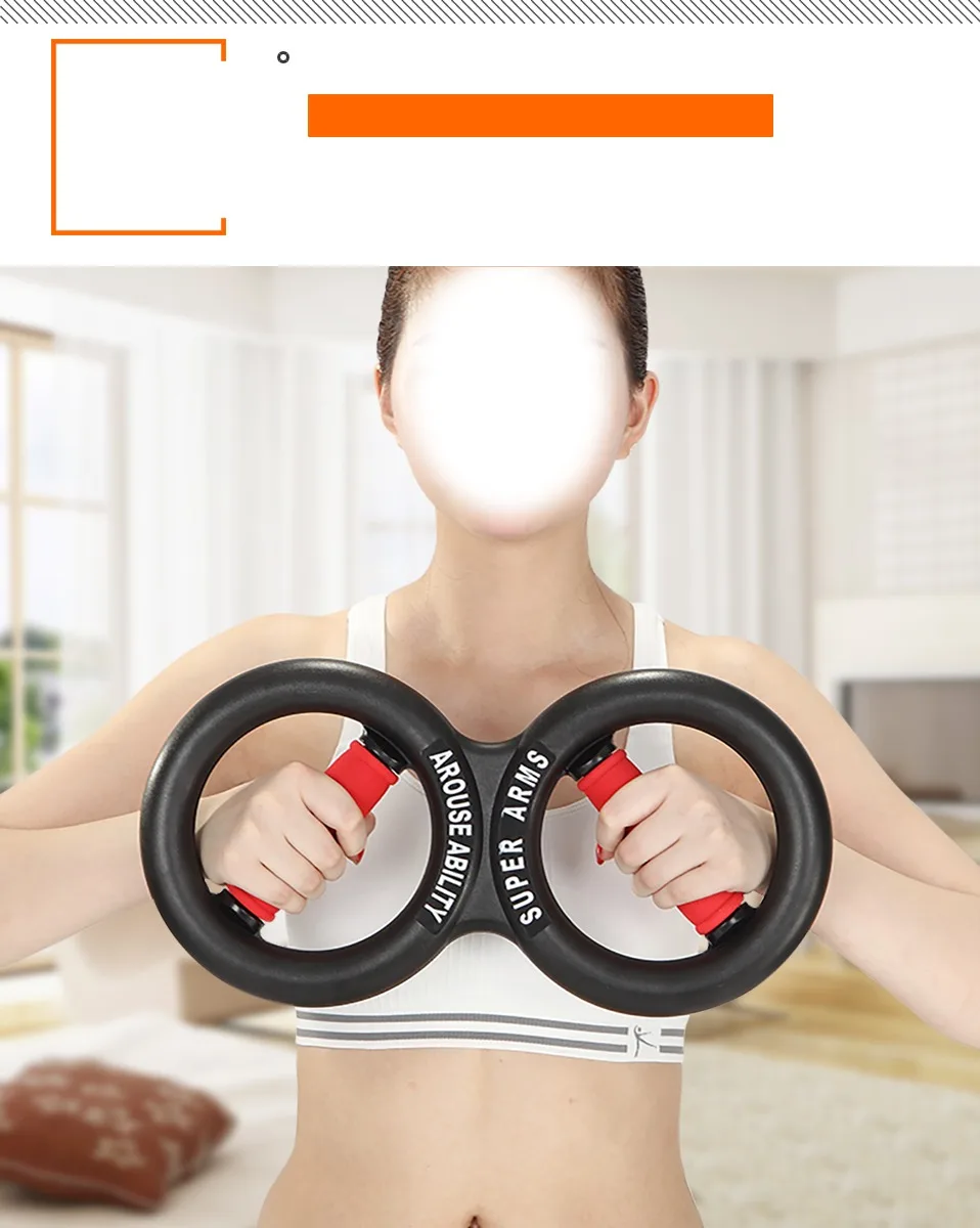5-30kg 8-Word Chest Expander Power Wrist Device Workout Muscle Fitness Sports Equipment Gym Forearm Strength Force Exerciser