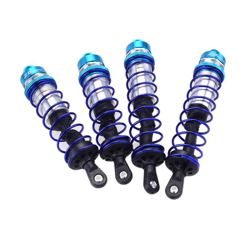 4Pcs Shock Absorber 120mm Front 140mm Rear Metal Damper Suspension for HPI TROPHY FLUX 107016 1/8 RC Racing Car Truggy ZD Racing