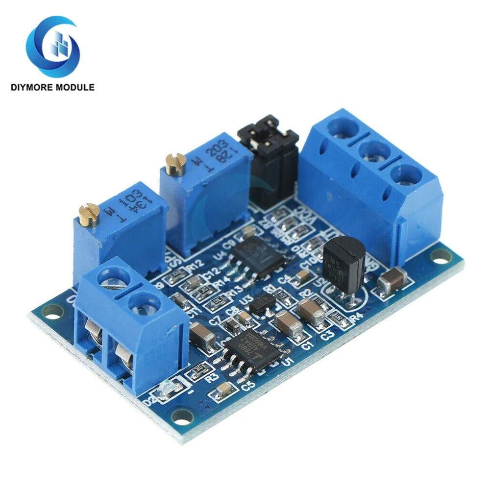 Current To Voltage Module 0 -20mA/4 -20mA to 0- 3.3V/0 -5V/0 -10V Voltage Transmitter Signal Converter Module