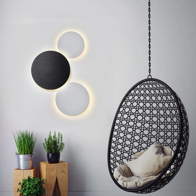 الحديثة وحدة إضاءة LED جداريّة مصباح عالية الجودة داخلي درج تركيب المصابيح السرير لوفت المعيشة المنزل المدخل مجتمعة أضواء الجدار الشمعدان أضواء