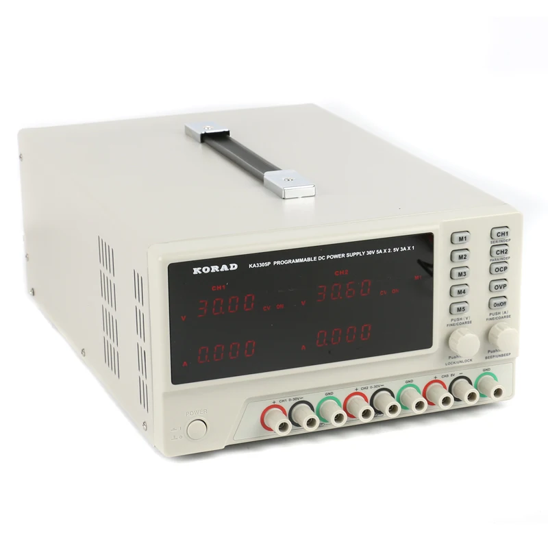 Imagem -02 - Laboratório Ajustável Switching Power Supply Lcd Digital dc Triple Linear Precisão Variável Programável Ka3303p Ka3305p