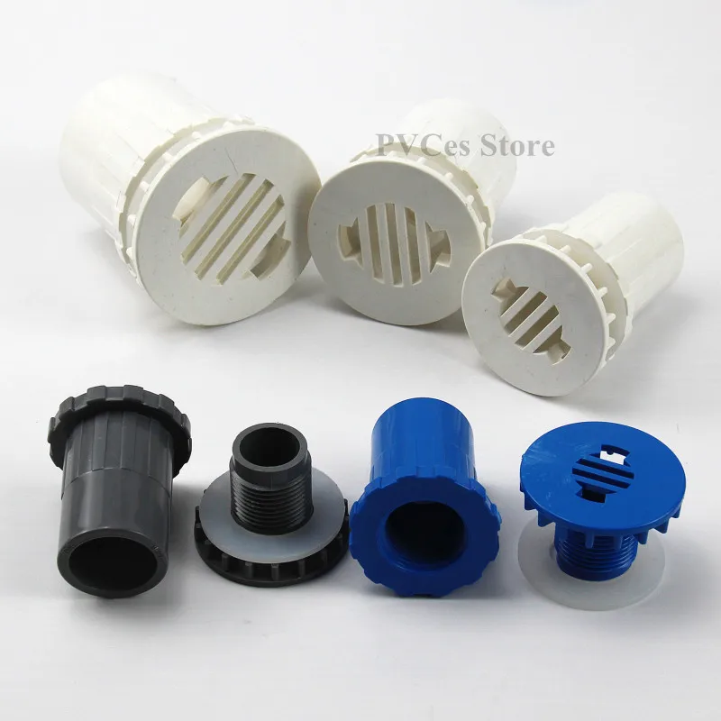 I.D 20~50mm Aquarium Fish Tank Joint Home DIY Water Supply Tube Drain Fittings Drainage PVC Pipe Straight Connectors