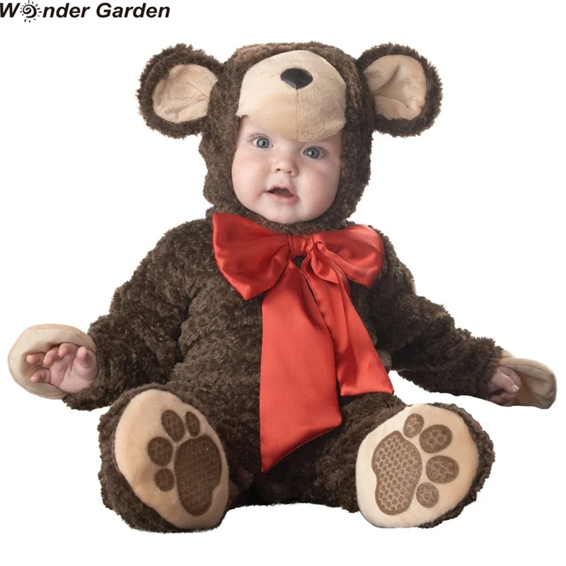 Wonder Garden Infant Toddlers Baby Raccoon Halloween Christmas Purim Holiday Cosplay Costume Dress up Party