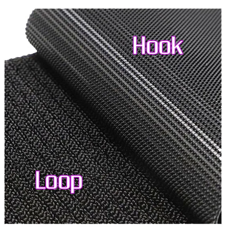 1 Meter Black  Fastener Tape Hook and Loop Tape Cable Ties DIY Crafts Sewing Accessory 20/25/30/38/50/100mm