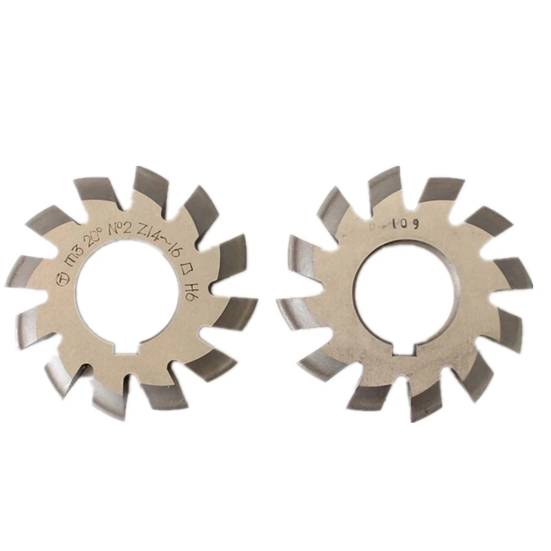 DP12 DP14 DP16 DP18 DP20 DP22 DP24 modulus PA14.5 degrees 1-8# 8pcs/let HSS Gear cutter Gear Milling cutter Free shipping