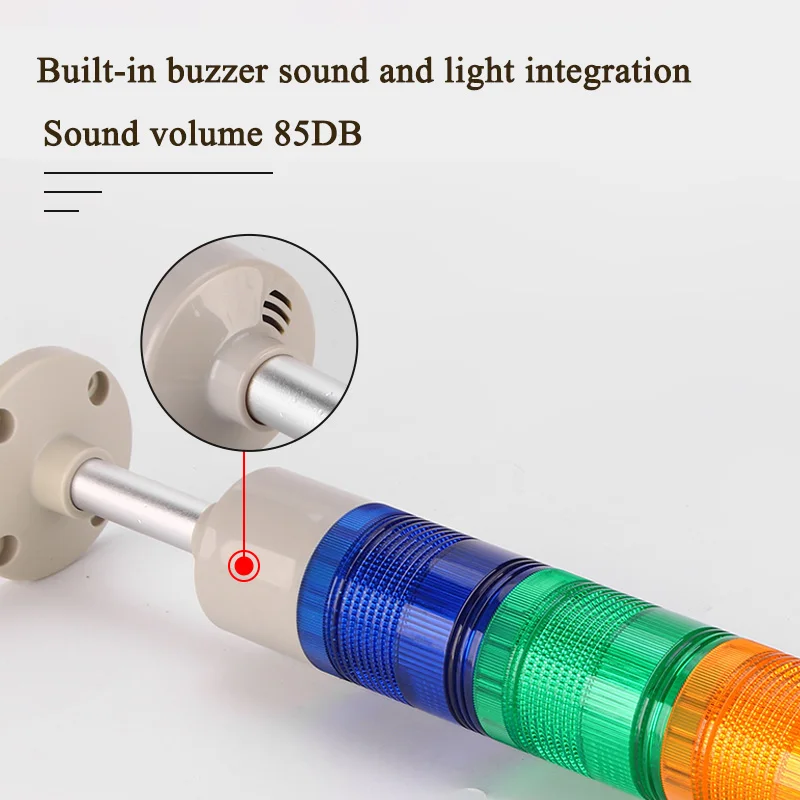 KinJoin Multi-Layer Warning Sound And Light Alarm Machine Tool Signal Alarm Indicator Flash