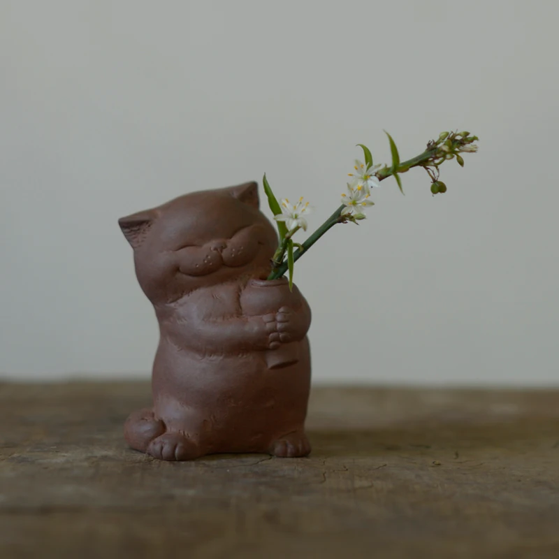 

LUWU Ceramic Teapets Cute Cat