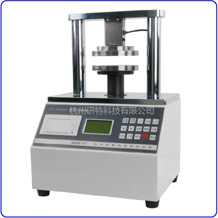 Yt-ys3000 high quality carton side pressure tester carton flat pressure tester carton adhesion strength tester