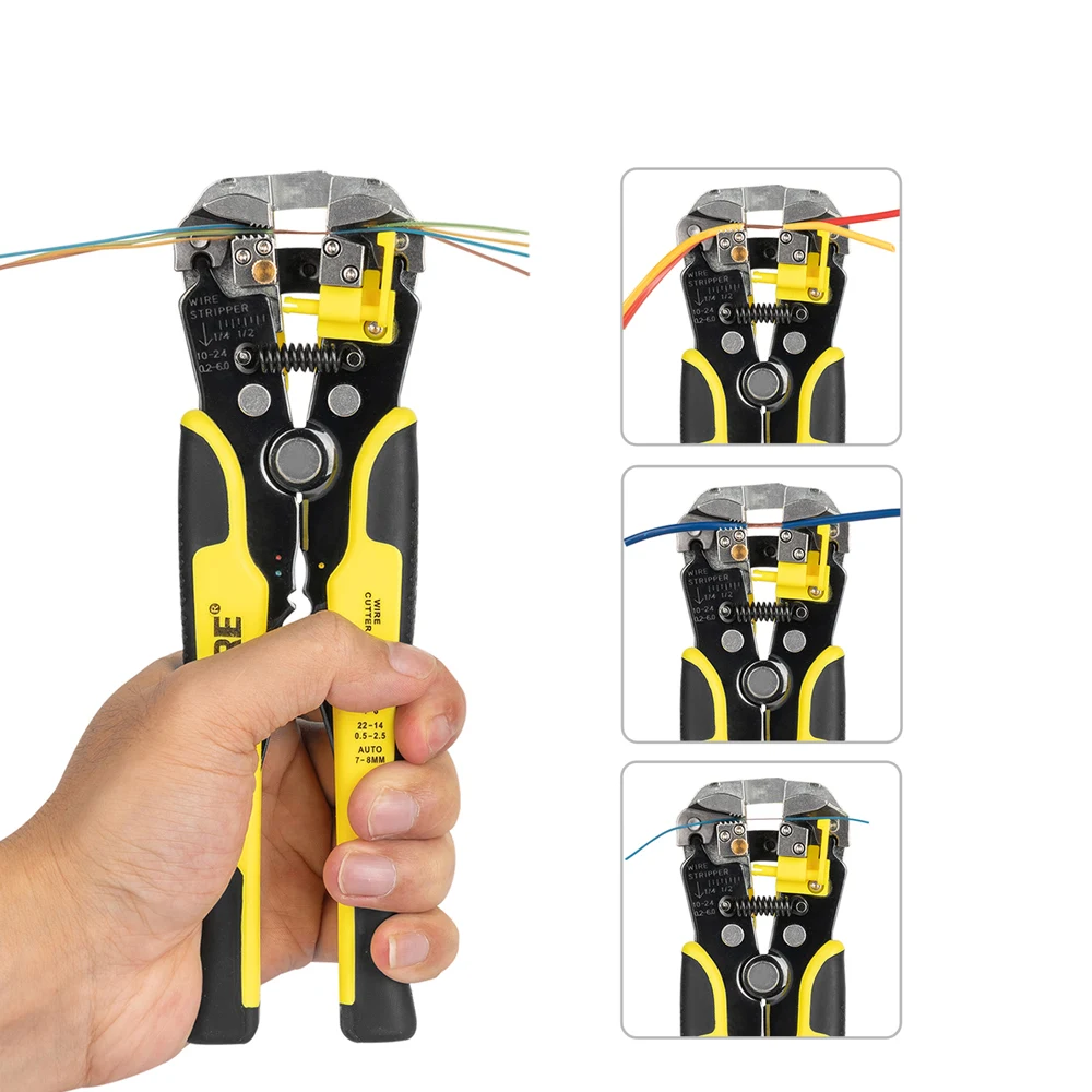 FIRECORE AWG 22-14/0.5-2.5mm Stripping Pliers With 280PCS Tubular Terminal Multifunctional Pliers Kit Hand Tools