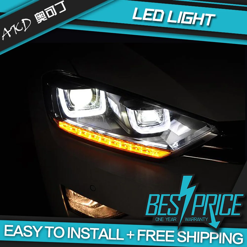 AKD Car Styling dla Golf Sportsvan reflektory 2016-2019 LED reflektor Nexia DRL Hid lampa czołowa Bi Xenon Beam akcesoria