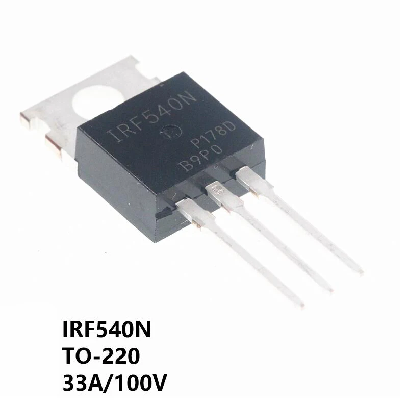 10PCS IRF540N IRF540 TO220 540 IRF540NPBF TO-220 New and Original IC Chipset