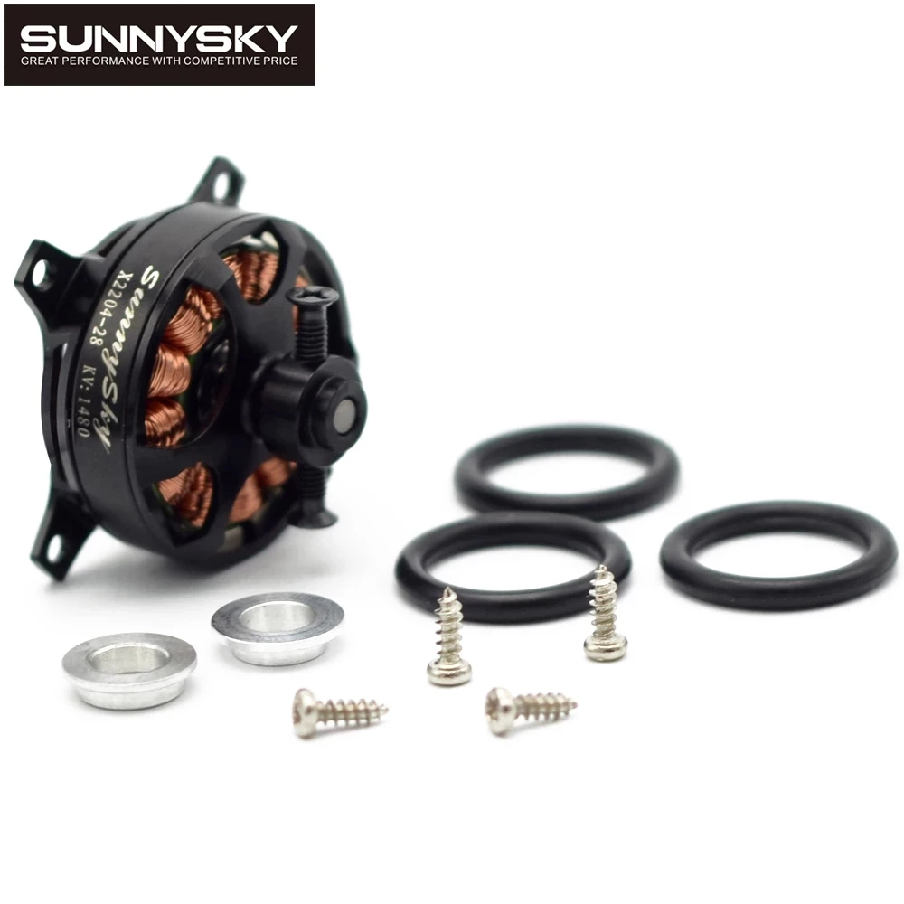 1PC Original Sunnysky X2204 KV1480/KV1800 Brushless Motor designed for RC quadcopter f3p Airplane 3D fixed-wing aircraft